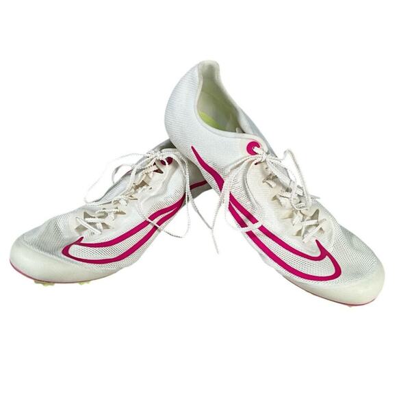 Nike JA FLY V4 T&F Sprint Spikes Sail Fierce Pink Size 11.5 NWOT Running Track - Picture 6 of 10